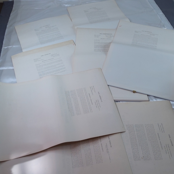 Vintage 1970's Antique Car Insurance Advertising Wall Hanging Calendar Lot Of 8 - Picture 10 of 16